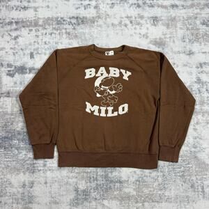 Authentic Bape 2000’s Baby Milo Crewneck Sweatshirt S